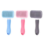 Self-Cleaning Pet Grooming Brush for Dogs & Cats – Deshedding Hair Removal Tool