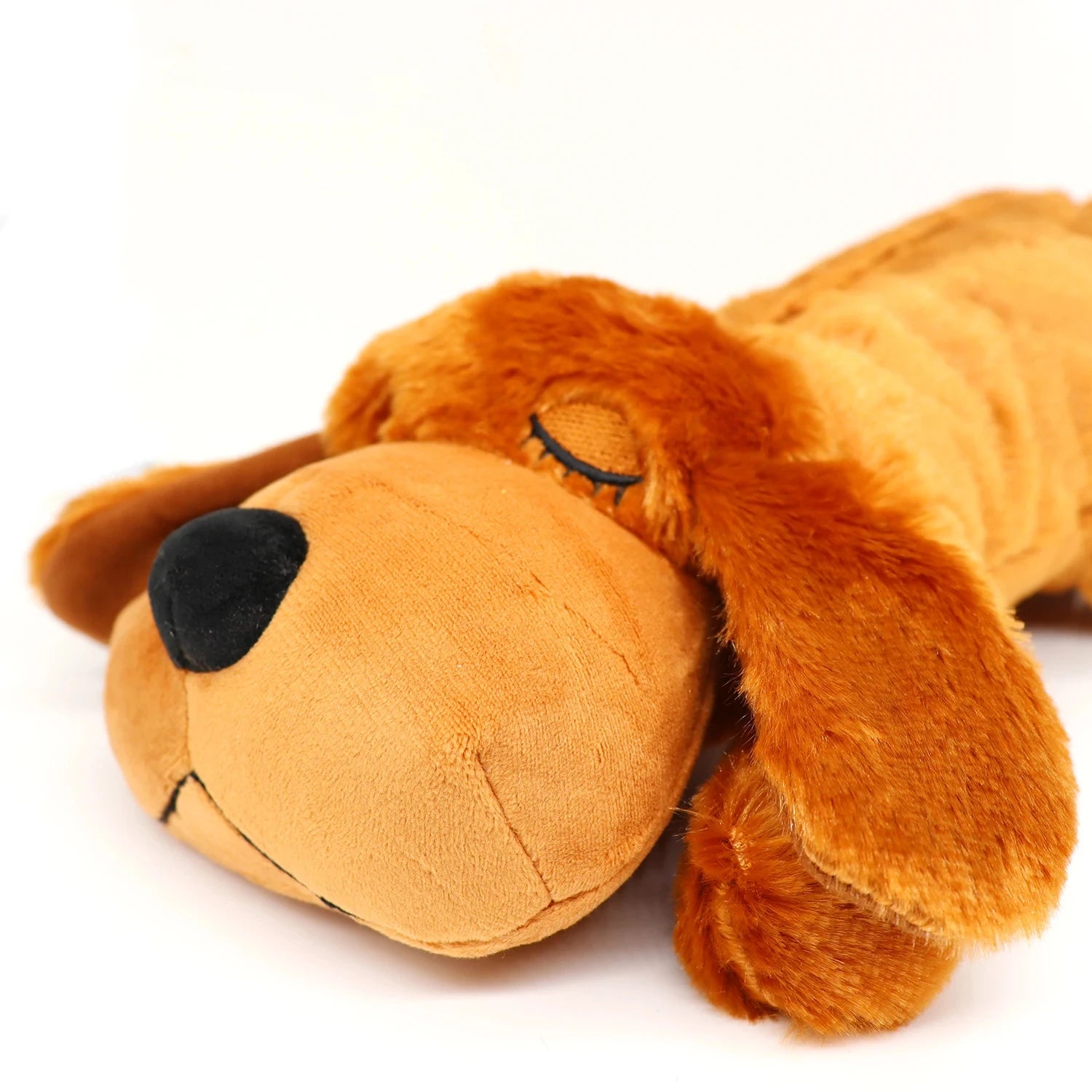 Dog Anxiety Relief Toy with Heartbeat – Soothing Plush Sleep Companion for Dogs