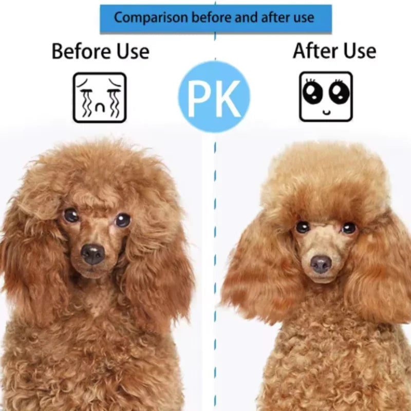 Self-Cleaning Pet Grooming Brush for Dogs & Cats – Deshedding Hair Removal Tool