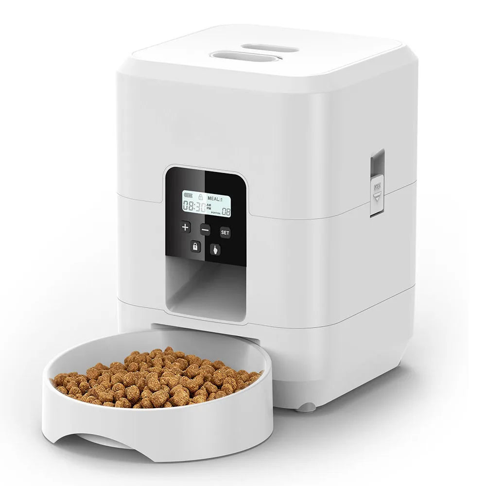 Automatic Dog & Cat Feeder – Smart Timed Food Dispenser with Portion Control