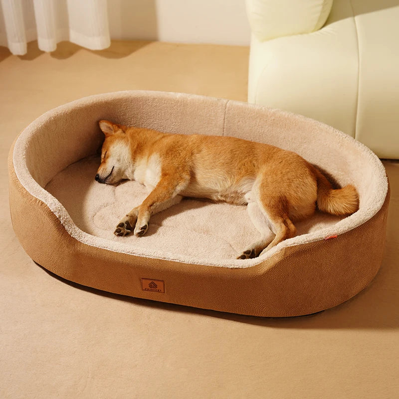 Orthopedic Dog Beds for Large Dogs and Medium Plush Winter Sofa Bed with Thick Cushion Waterproof