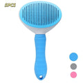 Self-Cleaning Pet Grooming Brush for Dogs & Cats – Deshedding Hair Removal Tool