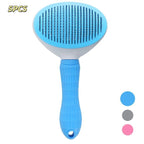 Self-Cleaning Pet Grooming Brush for Dogs & Cats – Deshedding Hair Removal Tool
