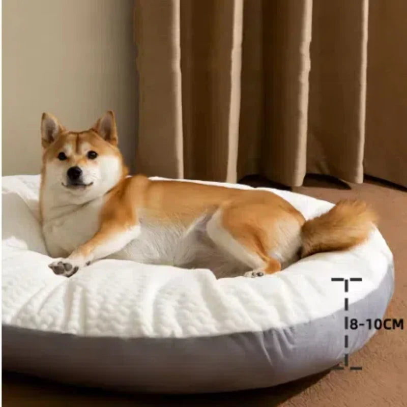 Dog Bed Sofa-Thick Plush Cushion, Removable Washable Cover, Non-Slip Bottom