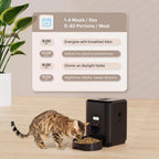 Automatic Dog & Cat Feeder – Smart Timed Food Dispenser with Portion Control