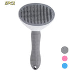 Self-Cleaning Pet Grooming Brush for Dogs & Cats – Deshedding Hair Removal Tool