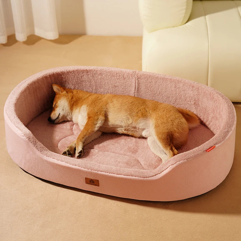 Orthopedic Dog Beds for Large Dogs and Medium Plush Winter Sofa Bed with Thick Cushion Waterproof