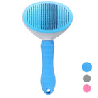 Self-Cleaning Pet Grooming Brush for Dogs & Cats – Deshedding Hair Removal Tool