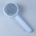 Self-Cleaning Pet Grooming Brush for Dogs & Cats – Deshedding Hair Removal Tool