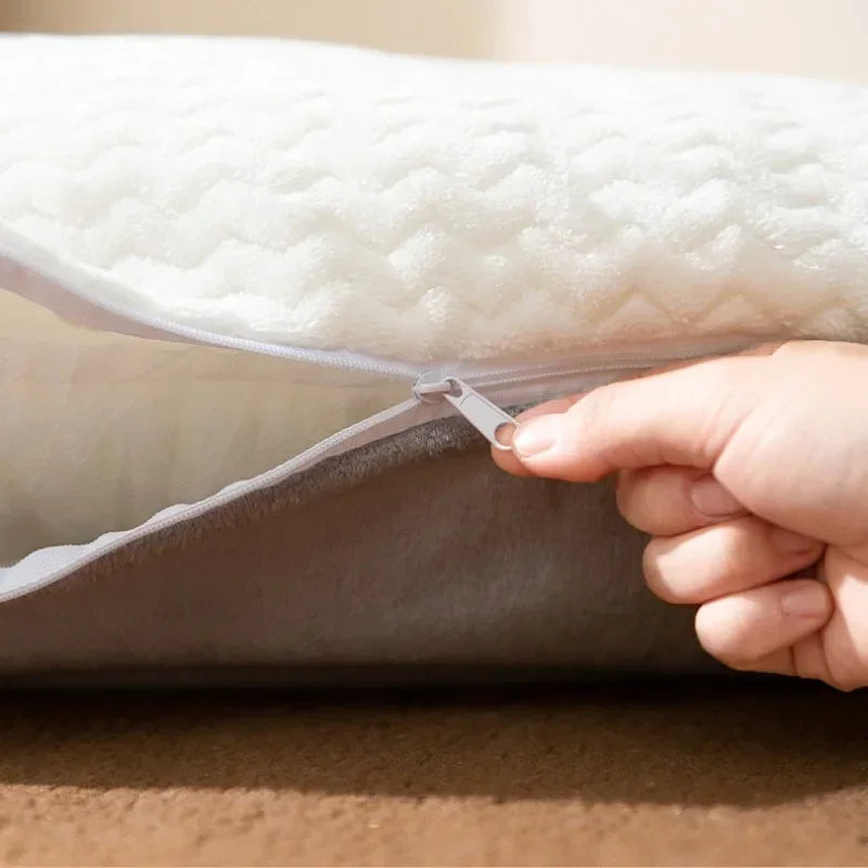 Dog Bed Sofa-Thick Plush Cushion, Removable Washable Cover, Non-Slip Bottom