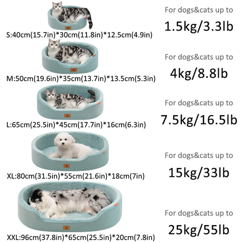 Orthopedic Dog Beds for Large Dogs and Medium Plush Winter Sofa Bed with Thick Cushion Waterproof