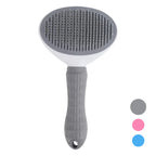 Self-Cleaning Pet Grooming Brush for Dogs & Cats – Deshedding Hair Removal Tool