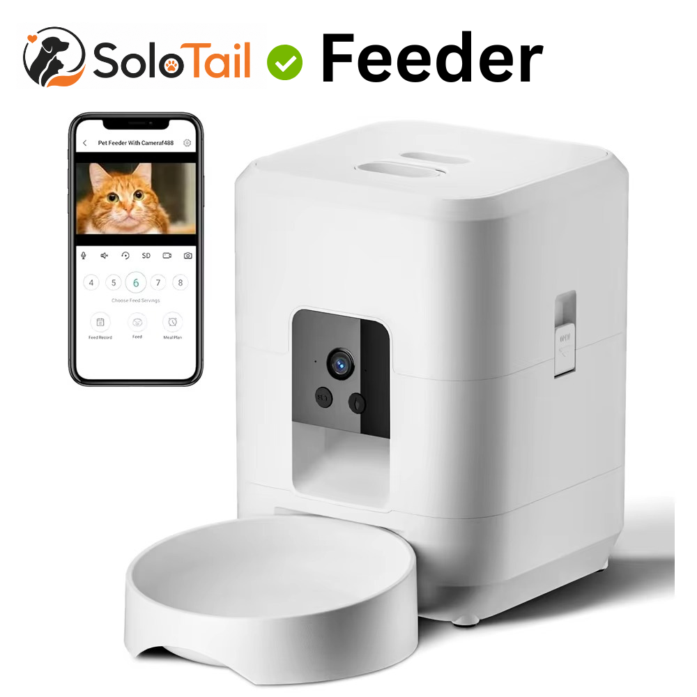 Automatic Dog & Cat Feeder – Smart Timed Food Dispenser with Portion Control