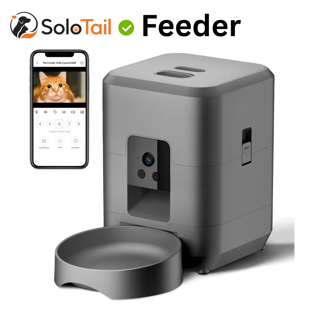 Automatic Dog & Cat Feeder – Smart Timed Food Dispenser with Portion Control