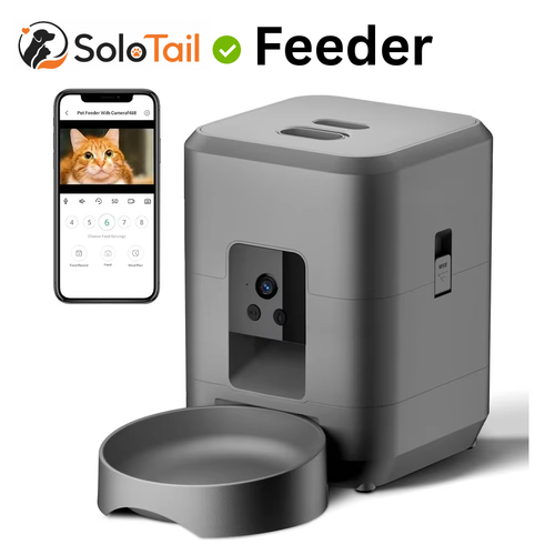 Automatic Dog & Cat Feeder – Smart Timed Food Dispenser with Portion Control