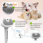 Steam Spray Dog Brush – Pet Grooming Brush for Dogs, Shedding, Cleaning & Massage