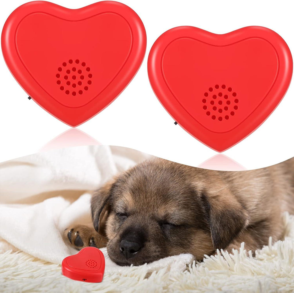 Dog Anxiety Relief Toy with Heartbeat – Soothing Plush Sleep Companion for Dogs